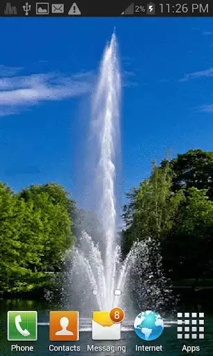 Play Lake Fountain Live Wallpaper as an online game Lake Fountain Live Wallpaper with UptoPlay