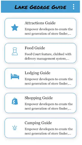 Play Lake George Guide  and enjoy Lake George Guide with UptoPlay