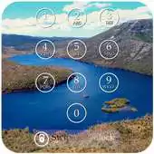 Free play online Lake Keypad Lock Screen Theme APK