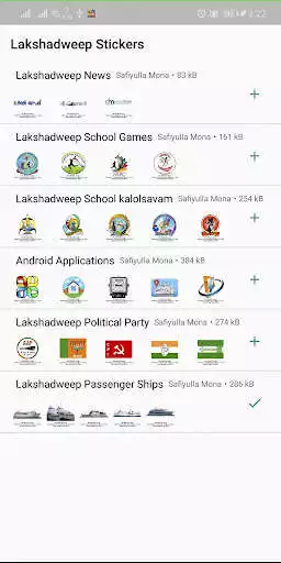 Play Lakshadweep Stickers  and enjoy Lakshadweep Stickers with UptoPlay