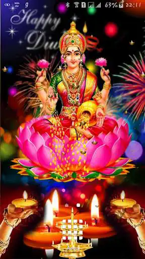Play Lakshmi Devi HD  Live wallpaper  and enjoy Lakshmi Devi HD  Live wallpaper with UptoPlay