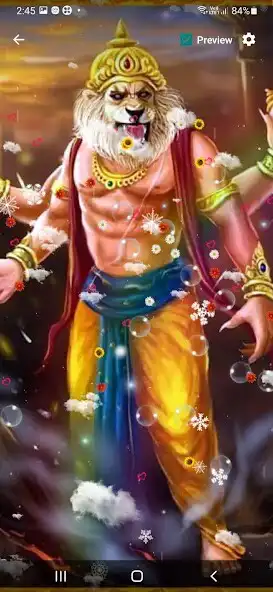 Play Lakshmi Narasimha Swamy wallpa as an online game Lakshmi Narasimha Swamy wallpa with UptoPlay