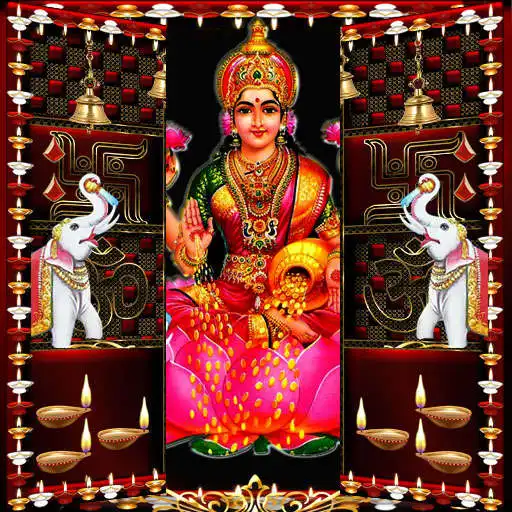 Play Lakshmi Temple Door Lock screen - Diwali Themes APK