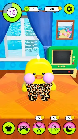 Play Lalafanfan Duck: Virtual Pet as an online game Lalafanfan Duck: Virtual Pet with UptoPlay