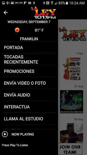 Play La Ley 101.1 FM as an online game La Ley 101.1 FM with UptoPlay