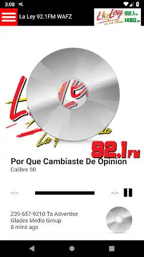 Play La Ley WAFZ 92.1 FM  and enjoy La Ley WAFZ 92.1 FM with UptoPlay