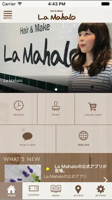 Play La Mahaloお客様アプリ（鹿児島・天文館） as an online game La Mahaloお客様アプリ（鹿児島・天文館） with UptoPlay