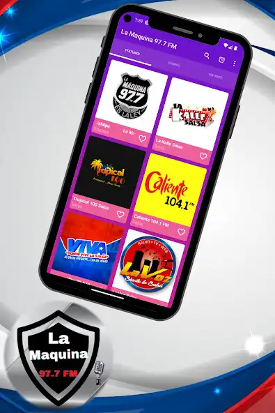 Play La Maquina 97.7 FM as an online game La Maquina 97.7 FM with UptoPlay