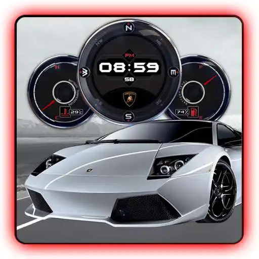 Free play online Lamborghini Clock Compass LWP APK Free play online Lamborghini Clock Compass LWP APK