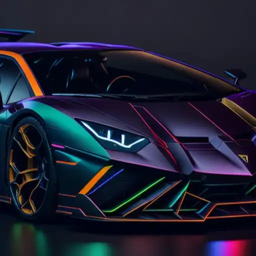 Play Lamborghini neon wallpaper APK Play Lamborghini neon wallpaper APK