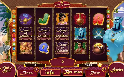 Play Lamp of Aladdin - slot  and enjoy Lamp of Aladdin - slot with UptoPlay