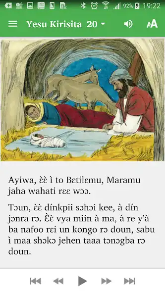 Play La naissance de Jésus en langu as an online game La naissance de Jésus en langu with UptoPlay