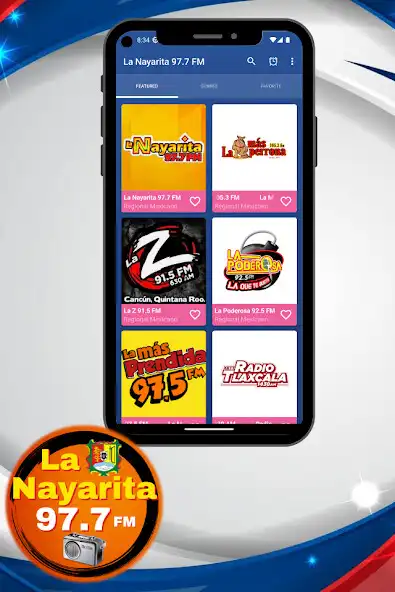 Play La Nayarita 97.7 FM as an online game La Nayarita 97.7 FM with UptoPlay