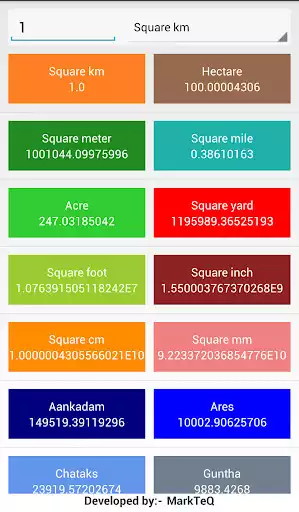 Play Land Area Converter as an online game Land Area Converter with UptoPlay