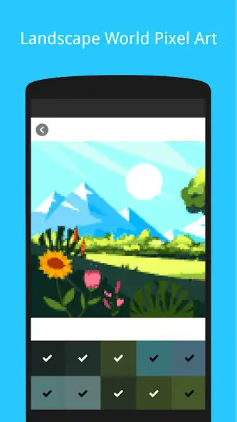 Play Landscape Art Color By Numbers as an online game Landscape Art Color By Numbers with UptoPlay