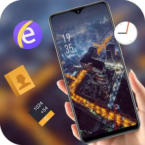 Play Landscape city night construction buildings theme APK