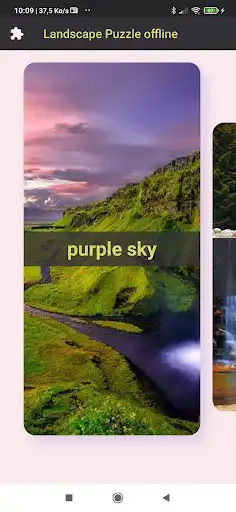 Play Landscape puzzle - Offline Brain game - jigsaw as an online game Landscape puzzle - Offline Brain game - jigsaw with UptoPlay