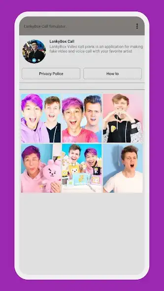 Play LankyBox Call Simulator  and enjoy LankyBox Call Simulator with UptoPlay