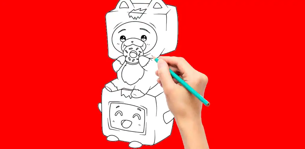 Play lankybox Coloring Book and enjoy lankybox Coloring Book with UptoPlay Play lankybox Coloring Book and enjoy lankybox Coloring Book with UptoPlay