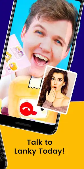 Play LankyBox Fake Video Call Chat as an online game LankyBox Fake Video Call Chat with UptoPlay