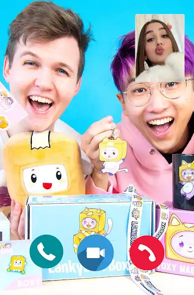 Play LankyBox Fake Video Call  and enjoy LankyBox Fake Video Call with UptoPlay