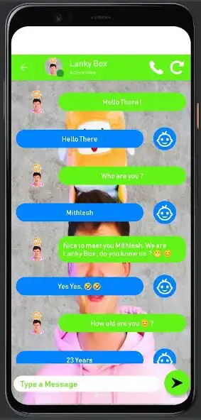 Play Lankybox Fake Video Chat Call as an online game Lankybox Fake Video Chat Call with UptoPlay