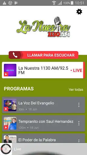 Play La Nuestra 1130AM as an online game La Nuestra 1130AM with UptoPlay
