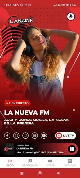Play La Nueva FM as an online game La Nueva FM with UptoPlay