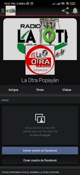 Play La Otra FM Popayán as an online game La Otra FM Popayán with UptoPlay