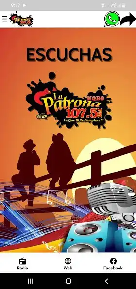Play La Patrona 107.5 Fm as an online game La Patrona 107.5 Fm with UptoPlay