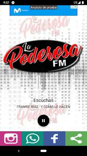 Play La Poderosa FM as an online game La Poderosa FM with UptoPlay