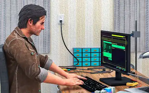 Laptop PC Builder Simulator: Tycoon Repair Master online game with UptoPlay