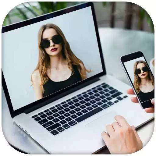 Run free android online Laptop photo frame APK