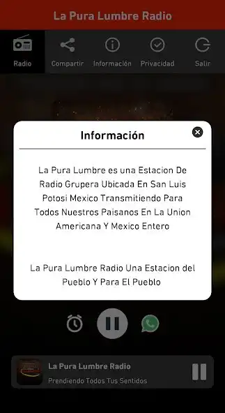 Play La Pura Lumbre Radio as an online game La Pura Lumbre Radio with UptoPlay