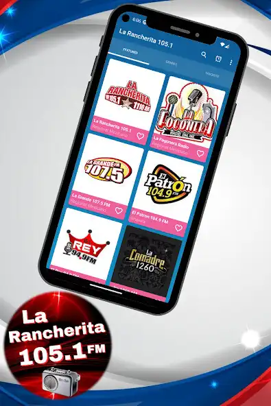 Play La Rancherita 105.1 as an online game La Rancherita 105.1 with UptoPlay