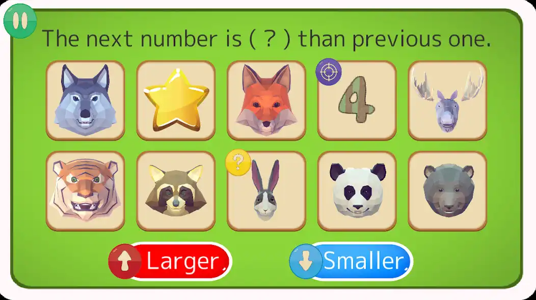 Play Large or Small as an online game Large or Small with UptoPlay