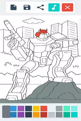 Play Larics Coloring as an online game Larics Coloring with UptoPlay