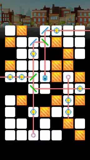 Play Laser Connect Puzzle as an online game Laser Connect Puzzle with UptoPlay