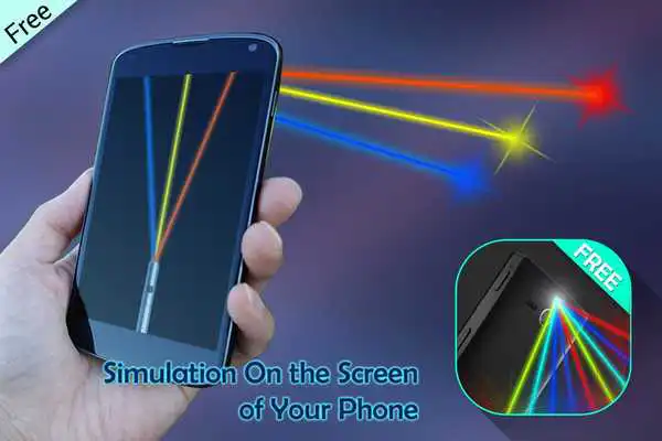 Play Laser Flash Light Simulator