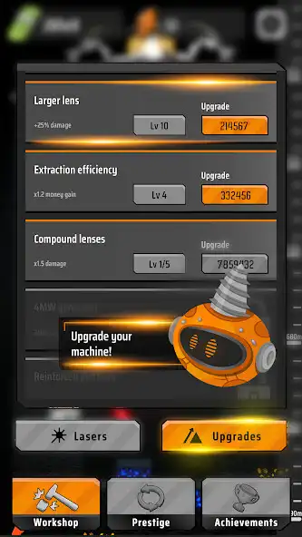 Play Laser Inc. Idle Miner  and enjoy Laser Inc. Idle Miner with UptoPlay
