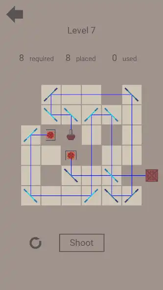 Play Lasers  Mirrors Puzzle: Warps  and enjoy Lasers  Mirrors Puzzle: Warps with UptoPlay