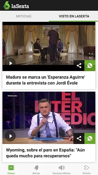 Play laSexta – Programas de TV y Noticias en Directo as an online game online laSexta – Programas de TV y Noticias en Directo with UptoPlay Play laSexta – Programas de TV y Noticias en Directo as an online game laSexta – Programas de TV y Noticias en Directo with UptoPlay