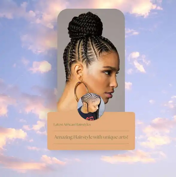 Play Latest African Hairstyle Ideas as an online game Latest African Hairstyle Ideas with UptoPlay