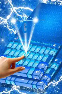 Play Latest Blue Keyboard Theme