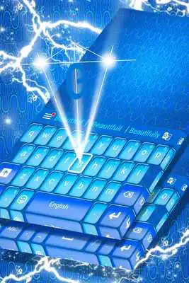 Play Latest Blue Keyboard Theme