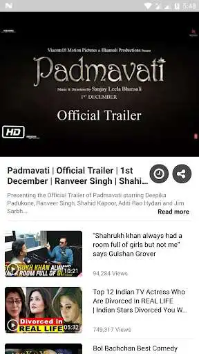 Play APK Latest Bollywood Videos, Trailers, Gossips  and enjoy Latest Bollywood Videos, Trailers, Gossips with UptoPlay com.zluck.bollywoodvideos.android