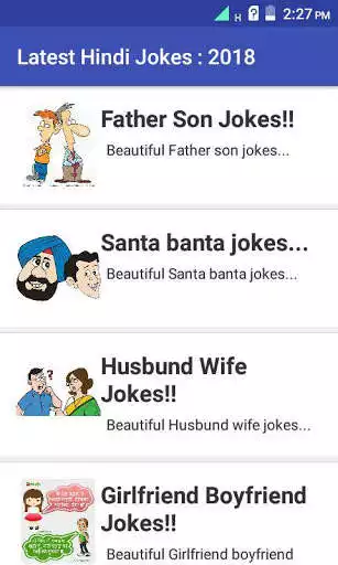 Play Latest Hindi Jokes 2018