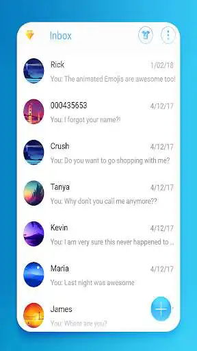 Play APK Latest keyboard and messenger SMS 2021 theme  and enjoy Latest keyboard and messenger SMS 2021 theme with UptoPlay com.messenger.sms.theme.os11