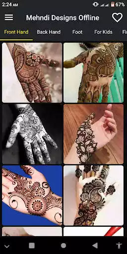 Play Latest Mehndi design (Offline)  and enjoy Latest Mehndi design (Offline) with UptoPlay