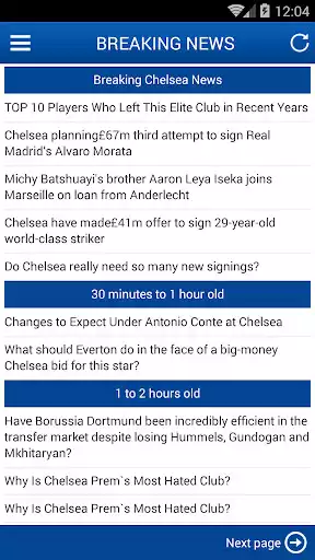 Play Latest News for Chelsea  and enjoy Latest News for Chelsea with UptoPlay